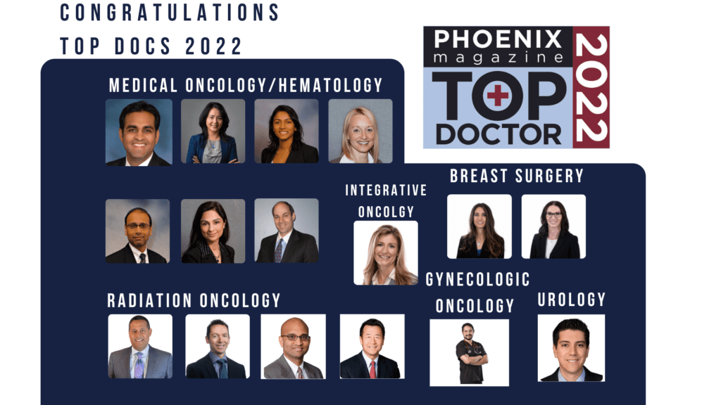 Congratulations to our 2022 Phoenix Magazine Top docs Ironwood Cancer